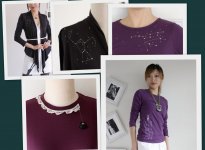 декор кофточек