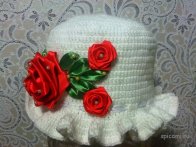 вязаная шапочка крючком