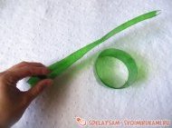 Арбузная линия из бисера