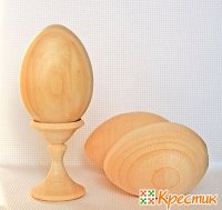 Деревянная заготовка яйца Деревянная заготовка яйца