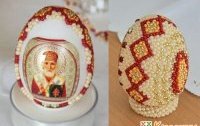 Пасхальный яйца из бисера Пасхальный яйца из бисера