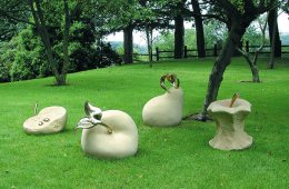 Decoration Of The Garden With Its Hands